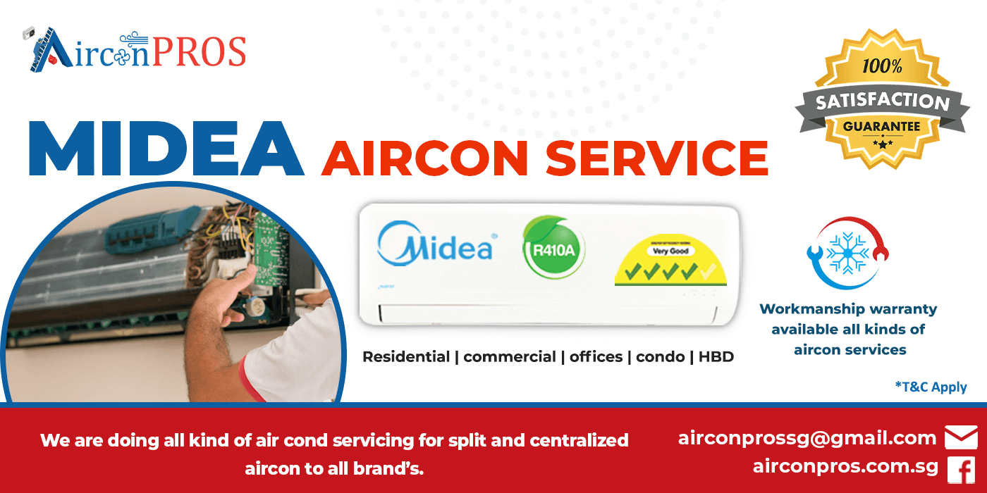 Midea aircon service Midea aircon service singapore