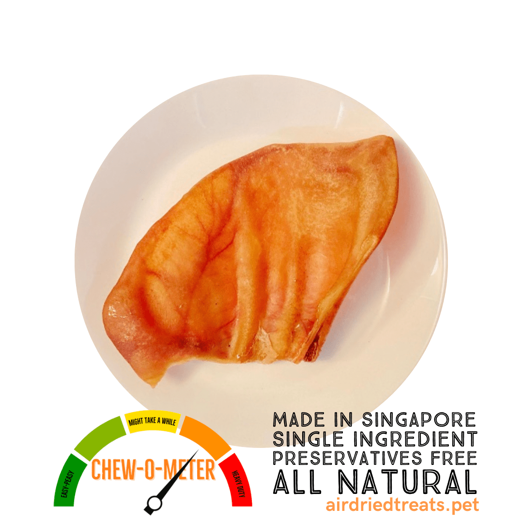 Air Dried Pork Ears Air Dried Whole Pork Ear Chews airdriedtreats.pet