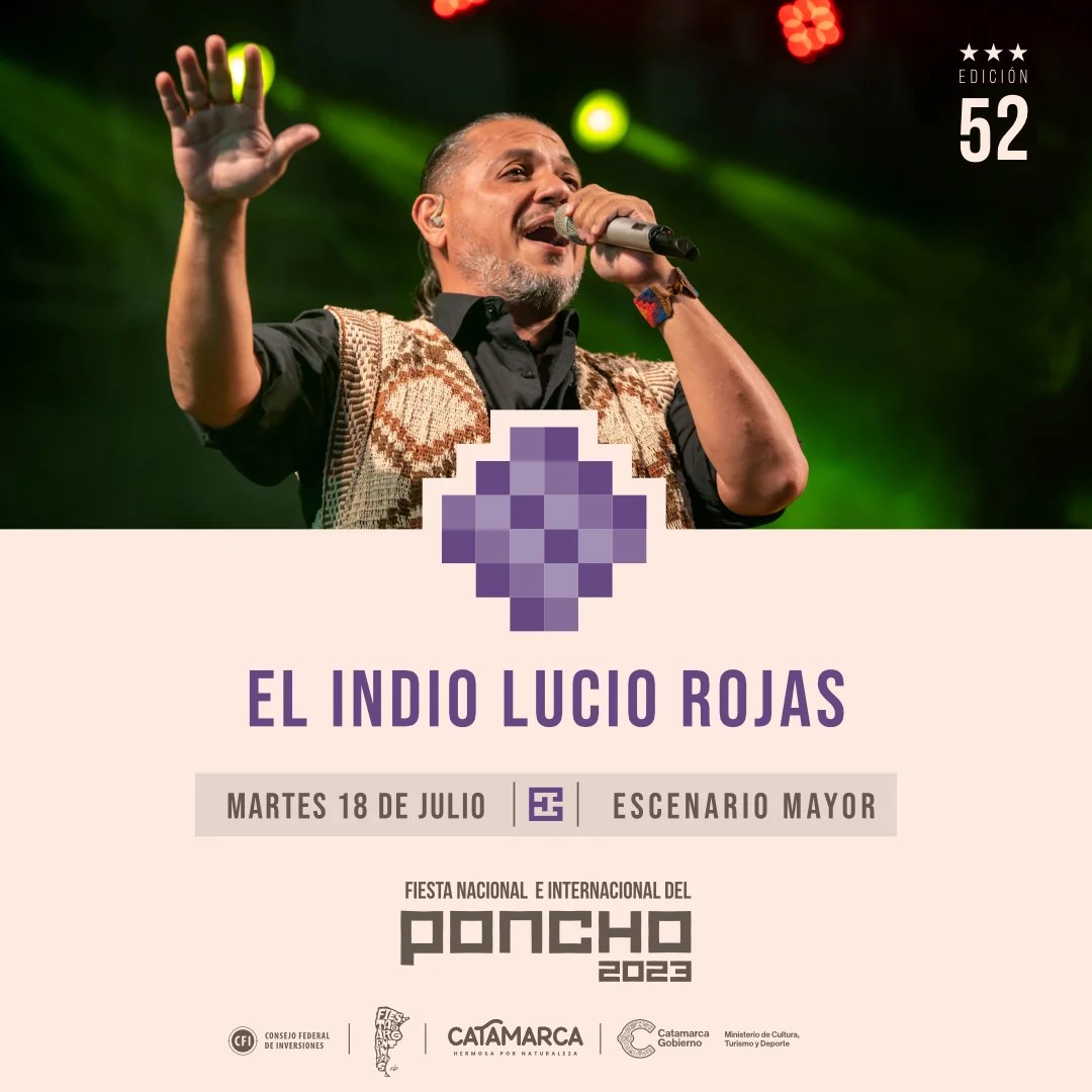 El Indio Rojas vuelve al Poncho a desatar la fiebre chacarera