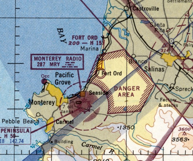 Army Base Monterey California Map Abandoned & LittleKnown Airfields California Monterey area