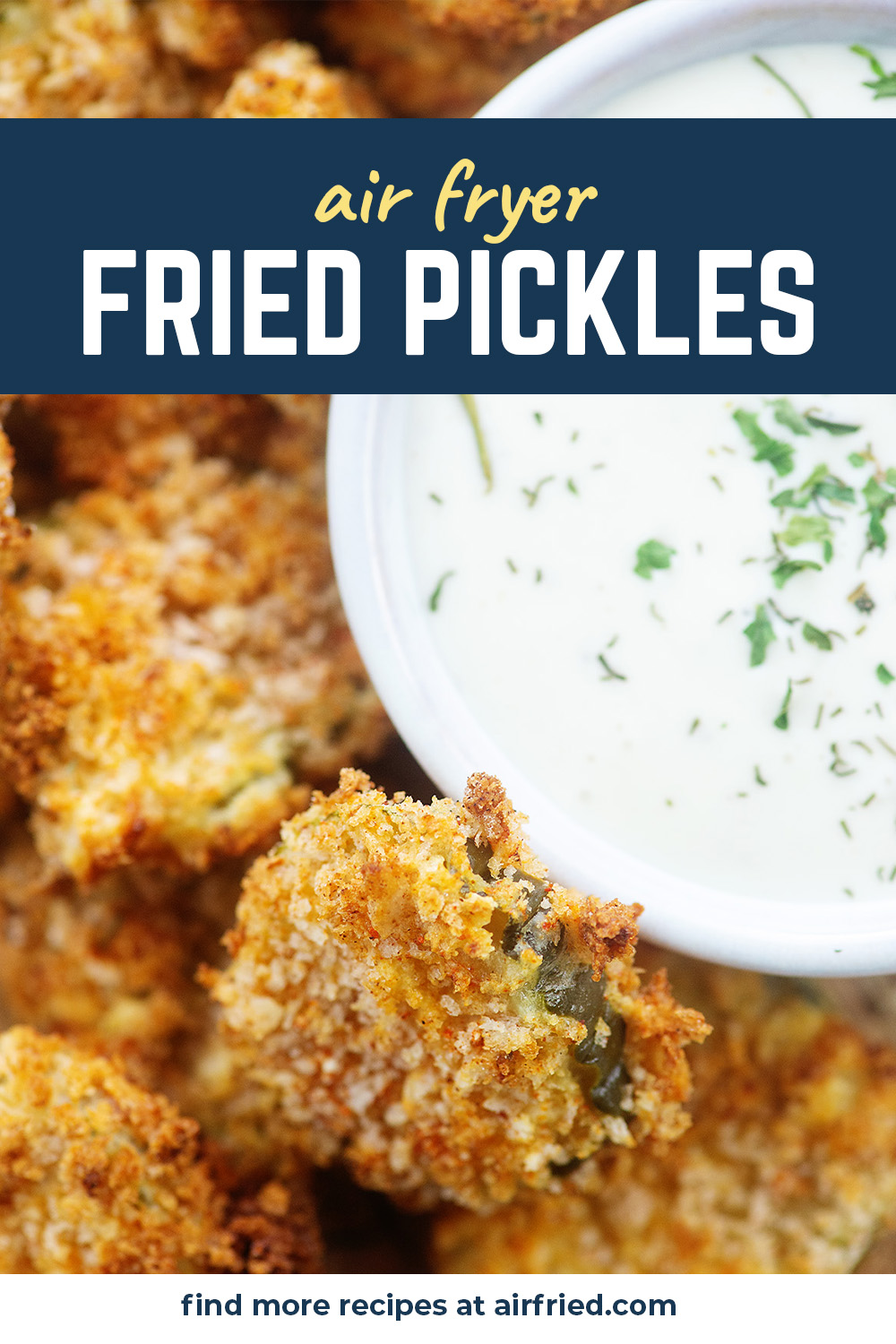 Crispy, Cajun Air Fried Pickles