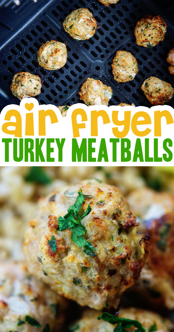 Healthy Turkey Meatballs in the Air Fryer