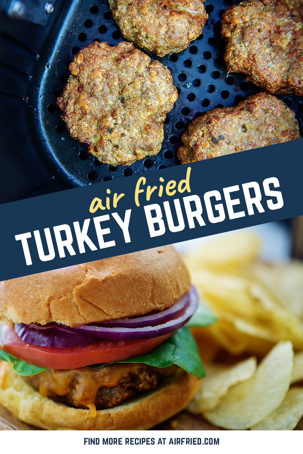 Quick & Easy Air Fryer Turkey Burgers