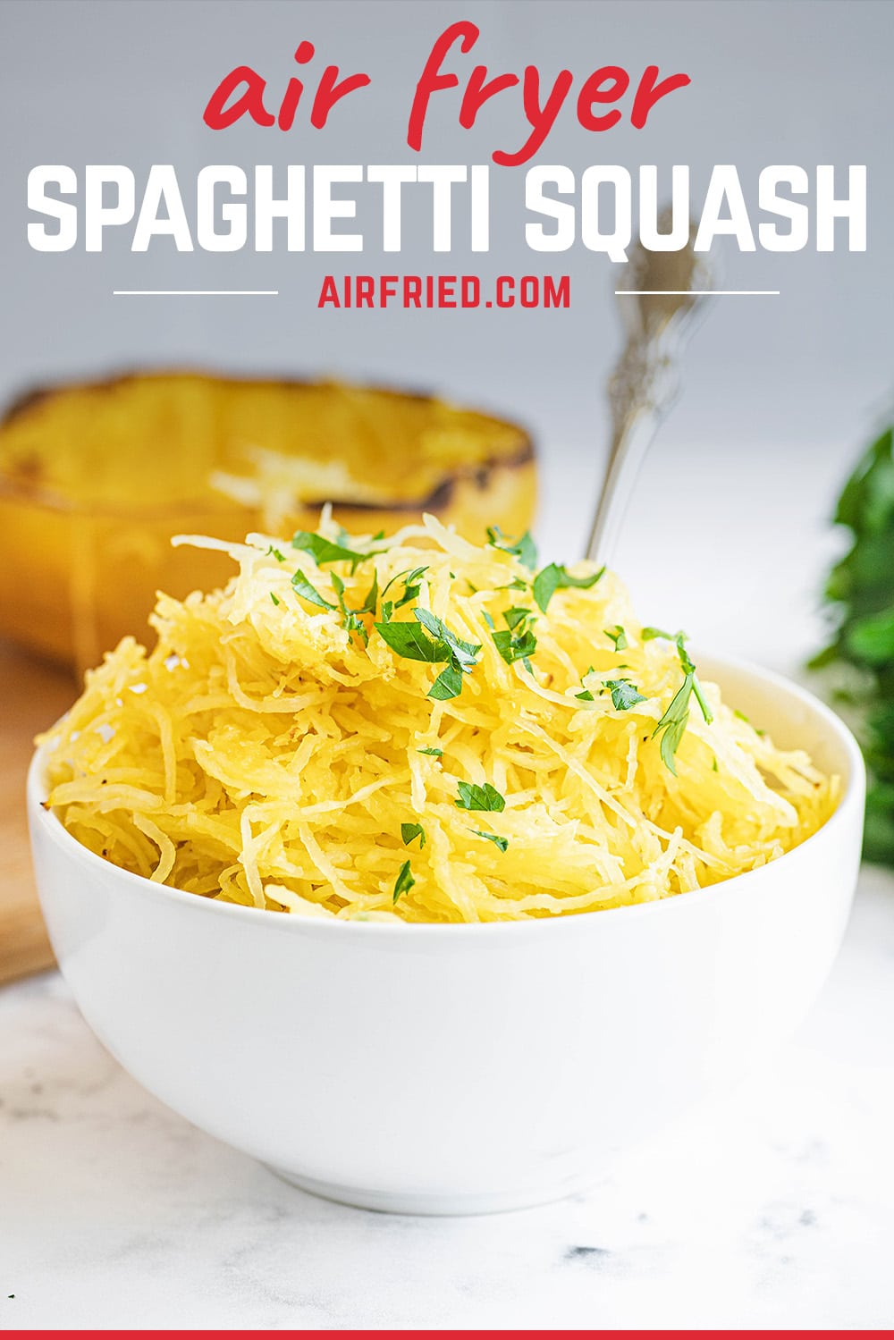 How to Cook Spaghetti Squash in the Air Fryer