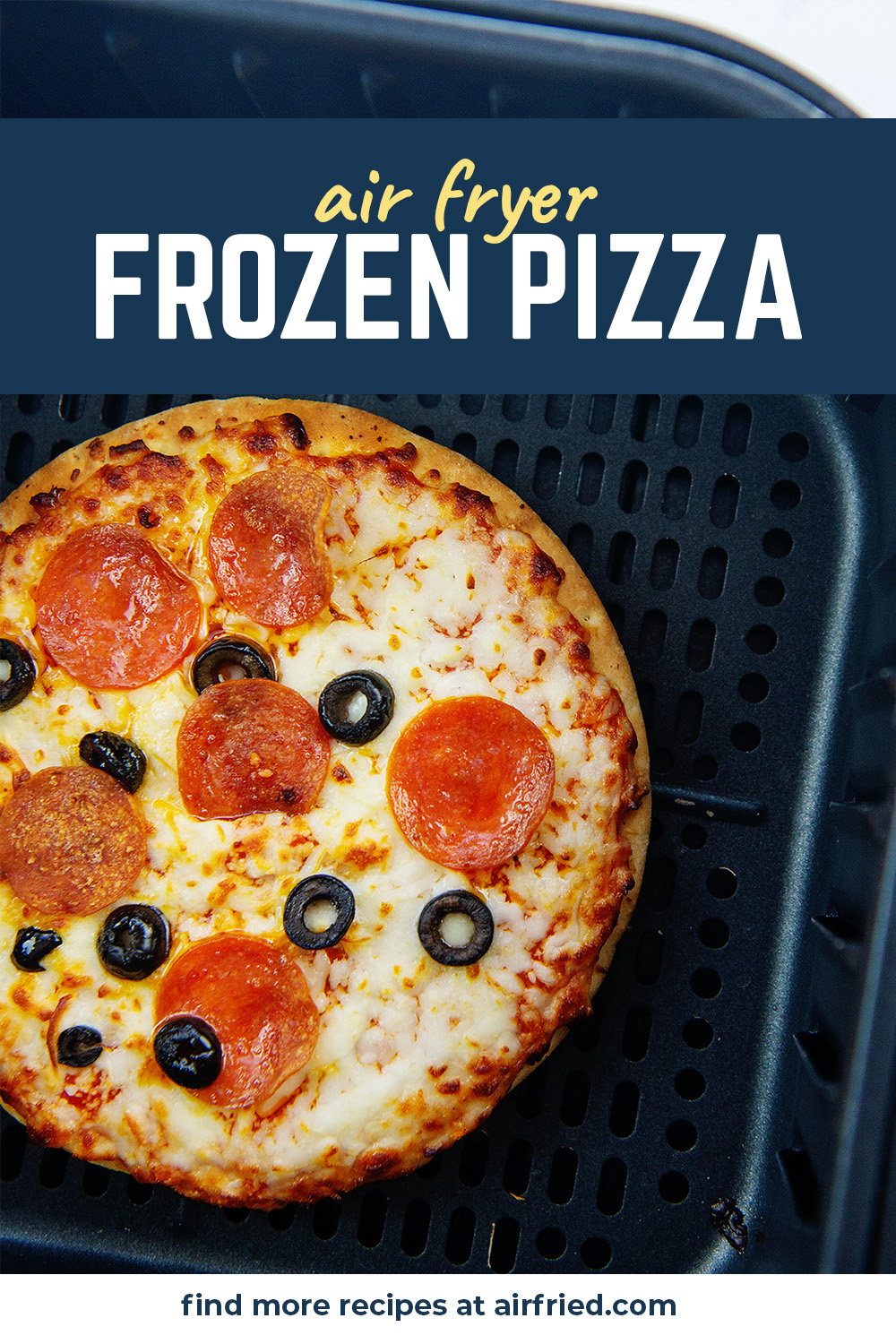 Air Fryer Frozen Pizza in Less Than 10 Minutes!