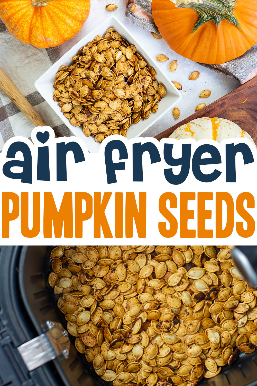 Easy Air Fryer Roasted Pumpkin Seeds