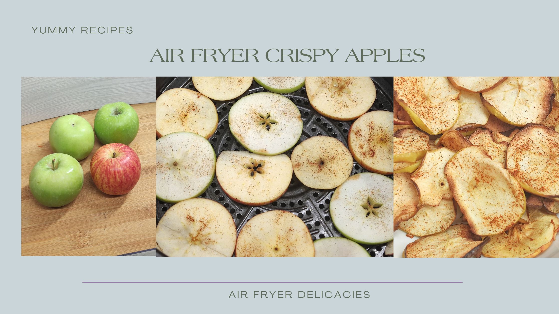 Air Fryer Apples A Healthy and Delicious Treat Amazing dishes made in the Air fryer, perfect