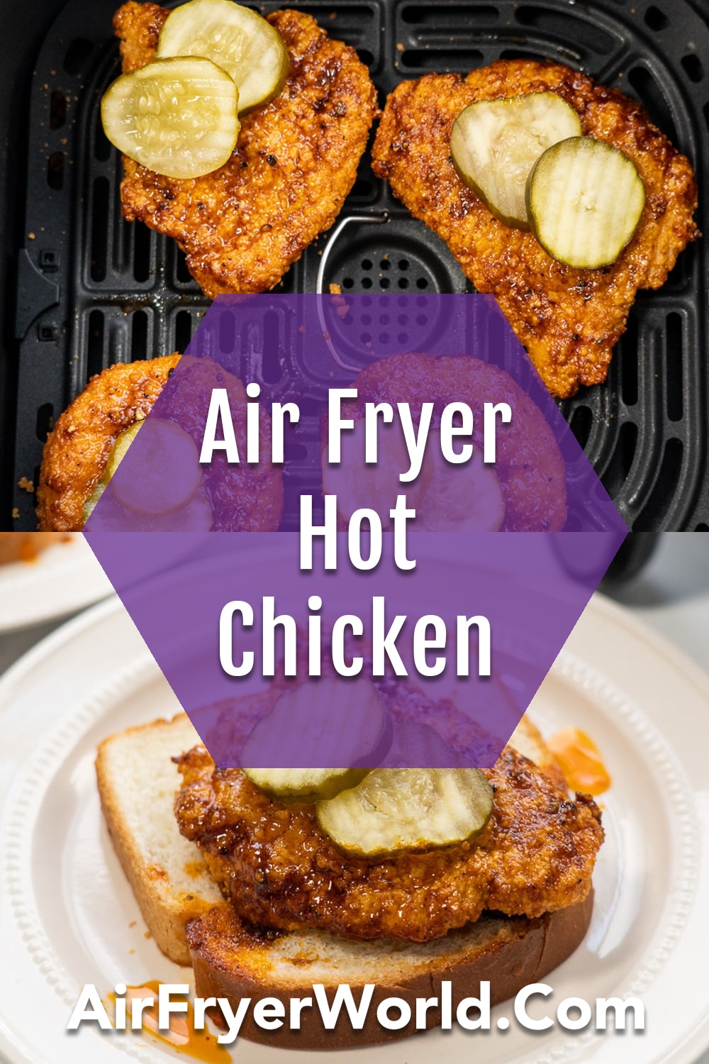 Air Fryer Hot Chicken in 15 min Nashville Style Air Fryer World