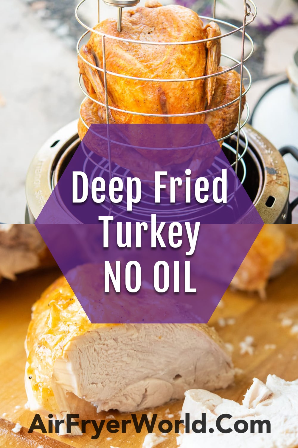 Oil Less Fried Turkey with Crispy Skin HEALTHY Air Fryer World