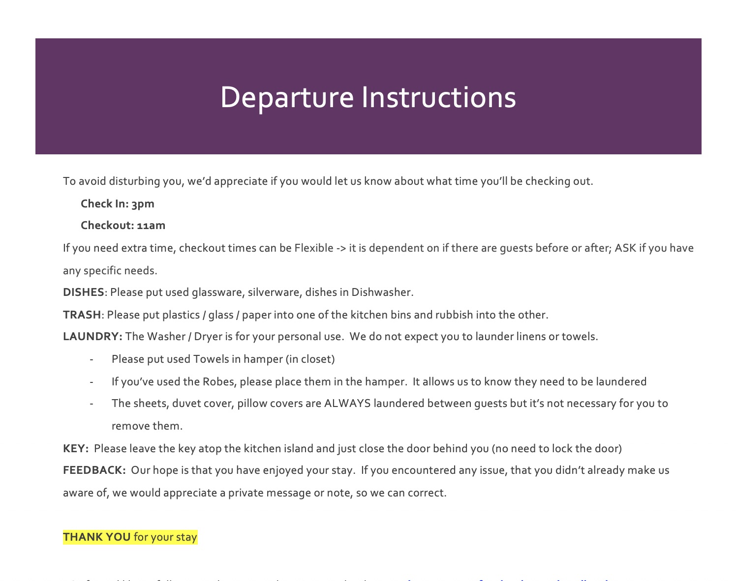 Check out instructions hosting We are your AirBnB hosts forum!