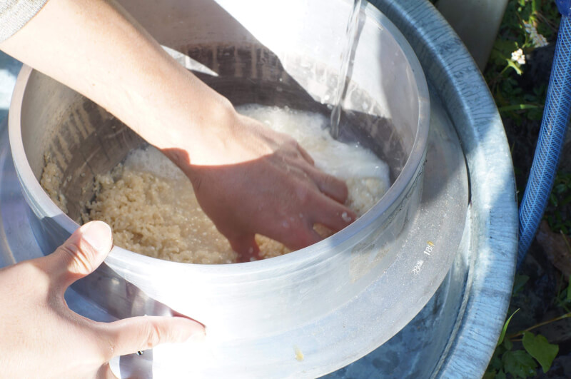 Lunch make with traditional Japanese oven in rural Kyoto Kyoto