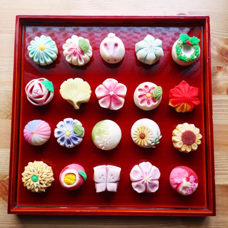 Traditional Japanese sweets for groups Kyoto Cooking Class airKitchen