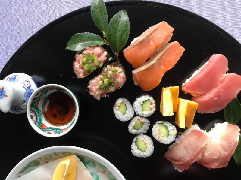 Sushi in my home style Tokyo Cooking Class airKitchen