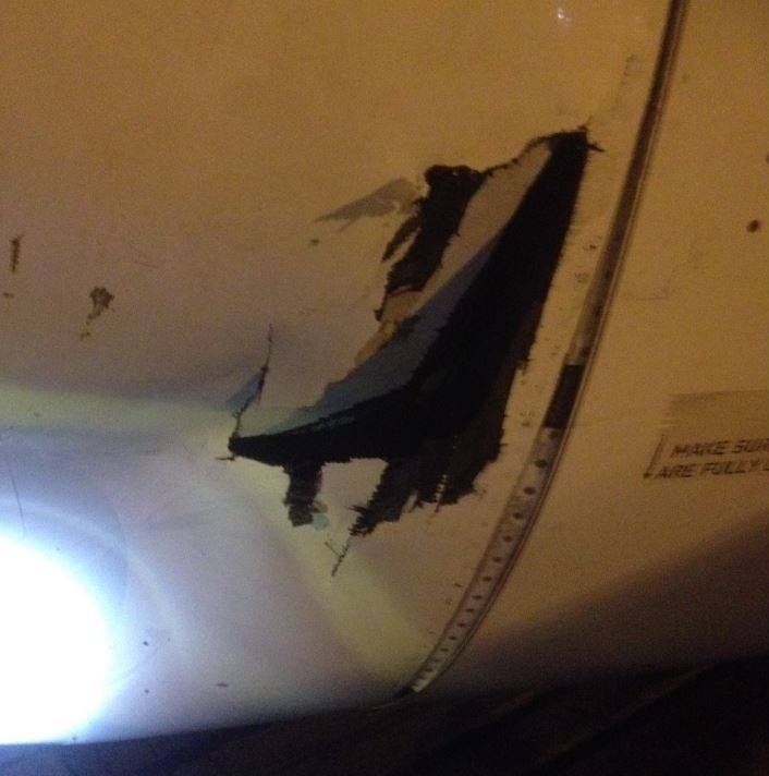 ALERT Aer Lingus plane damaged after collision with deicing truck at