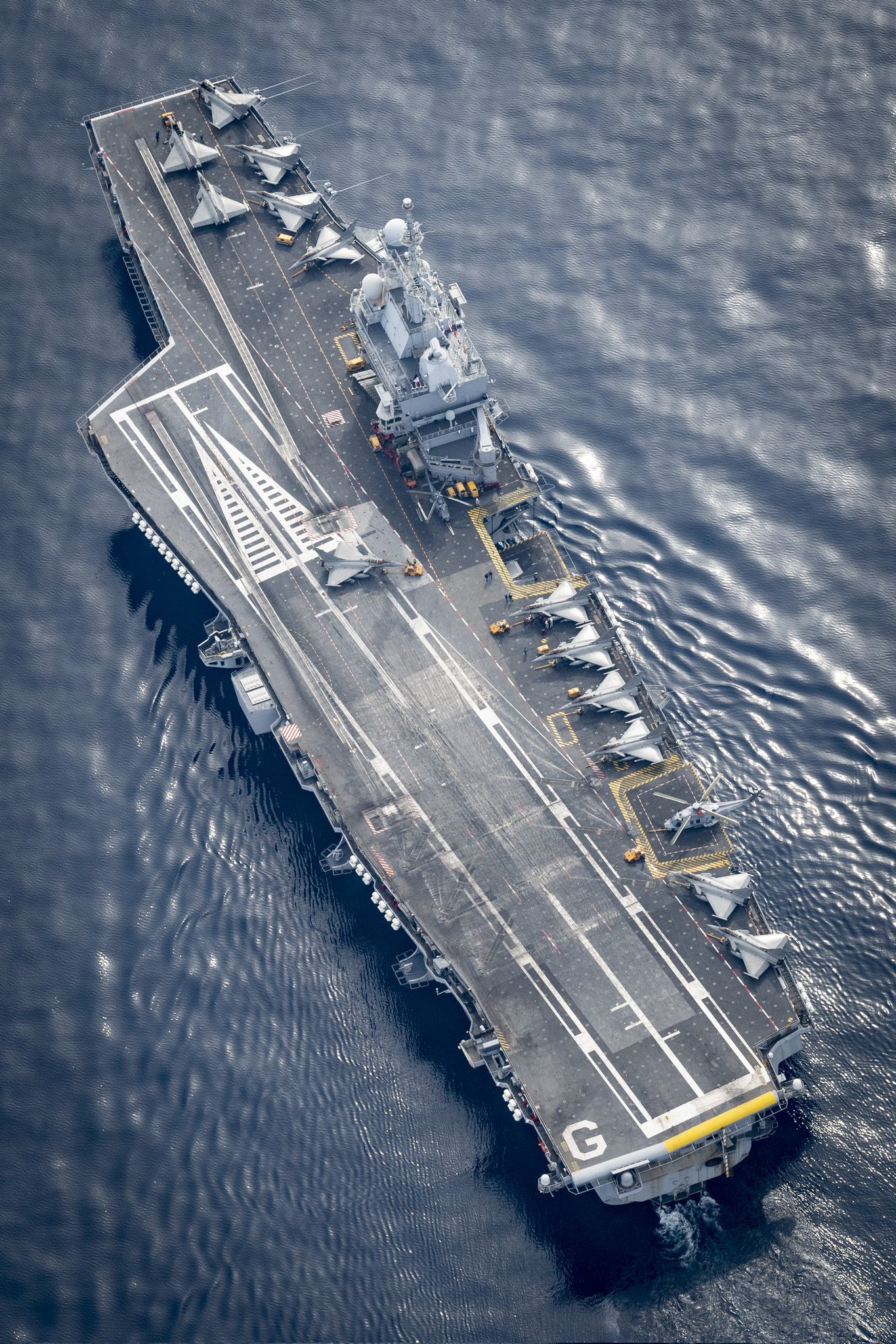 Aircraft Carrier Birds Eye