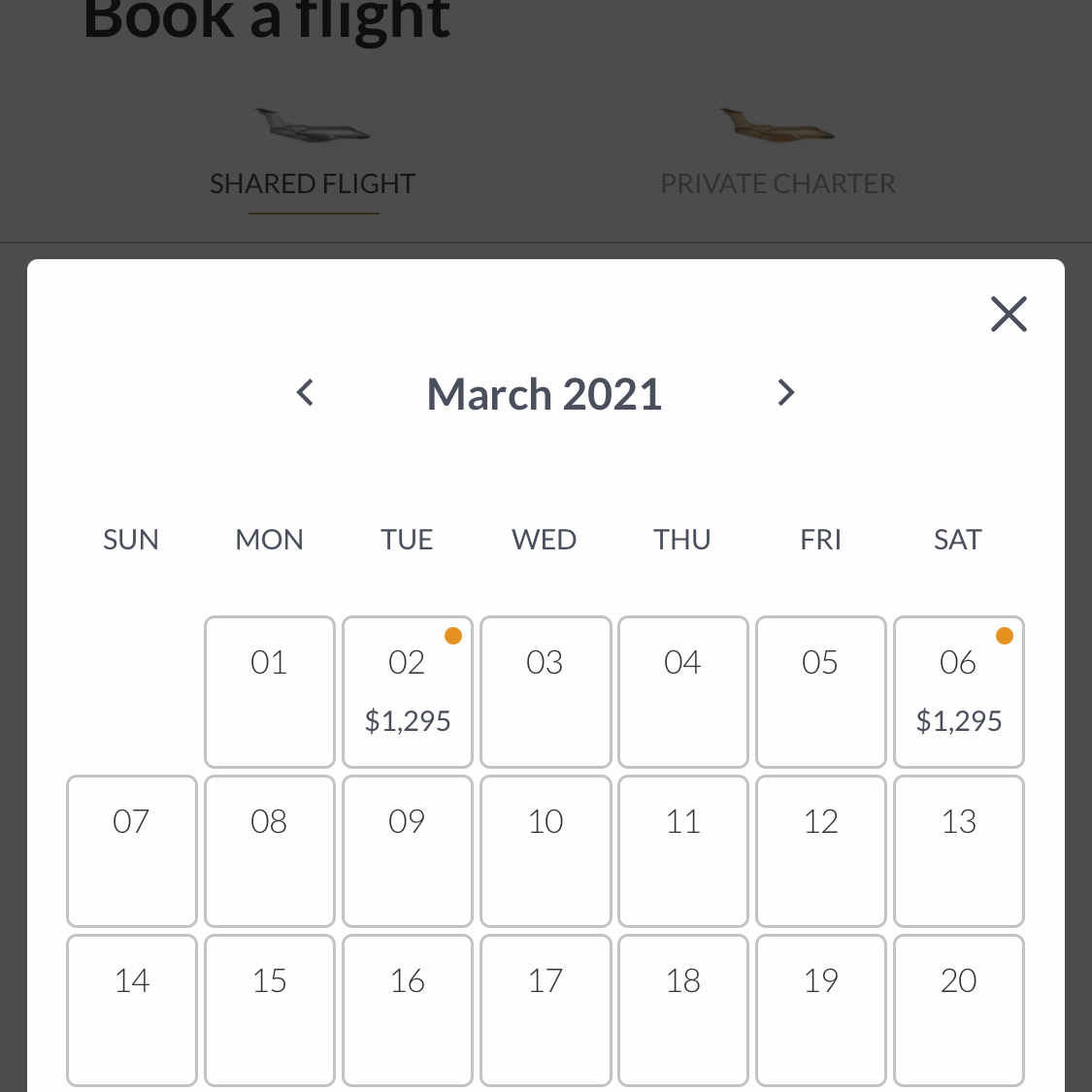 Initiating your first shared private jet flight Airly