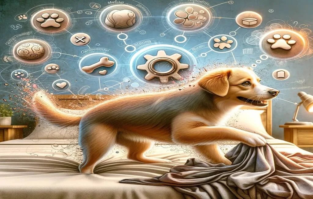 Decoding Canine Behavior Understanding Why Dogs Scratch Bed Sheets