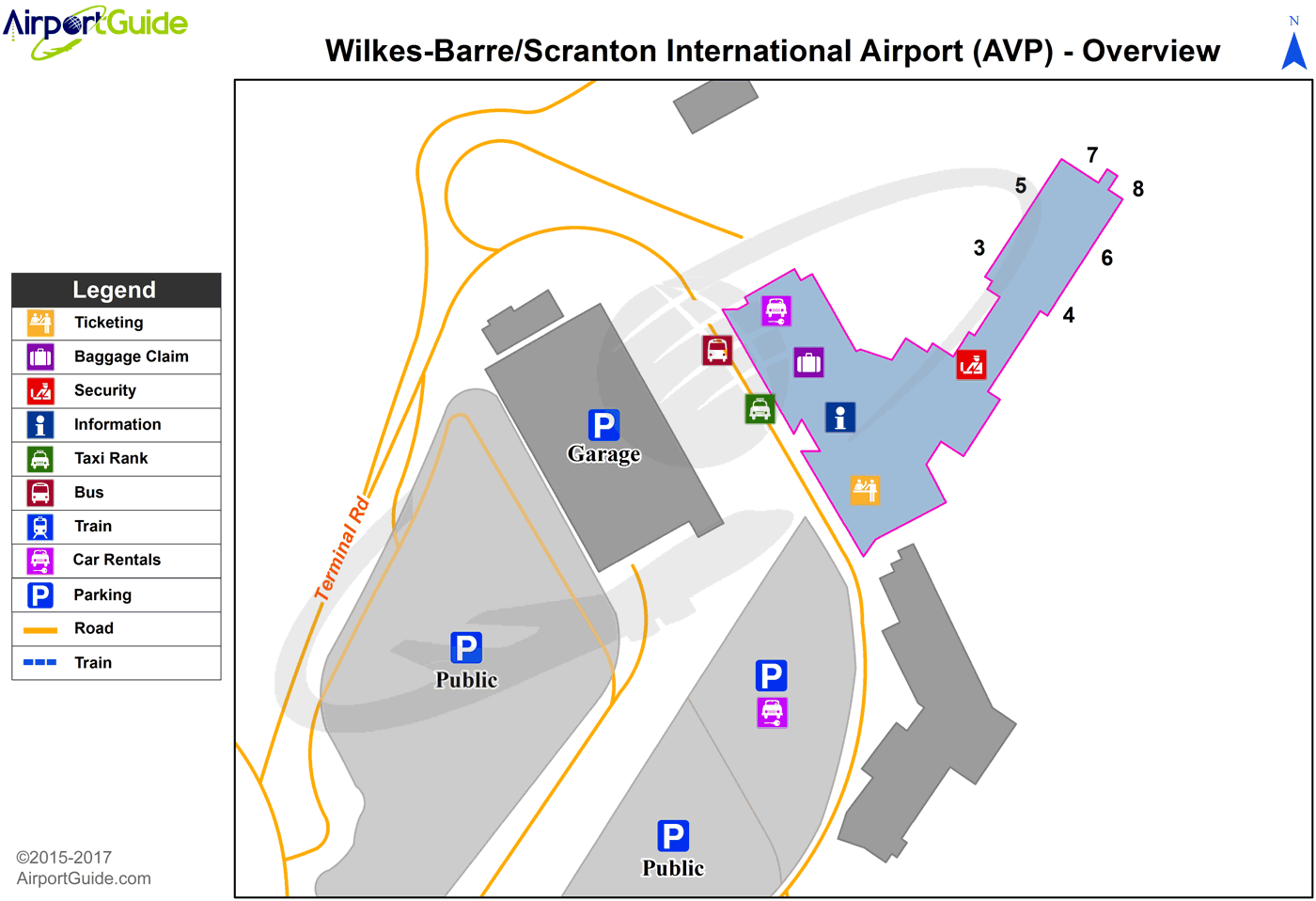 Airlines Serving WilkesBarre/Scranton International Airport KAVP