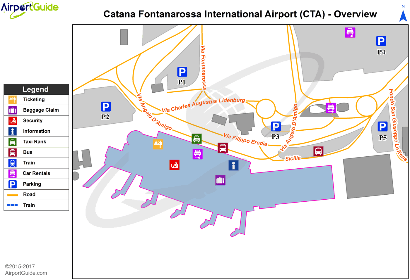 Catania / Fontanarossa Airport LICC CTA CT03 Airport Guide