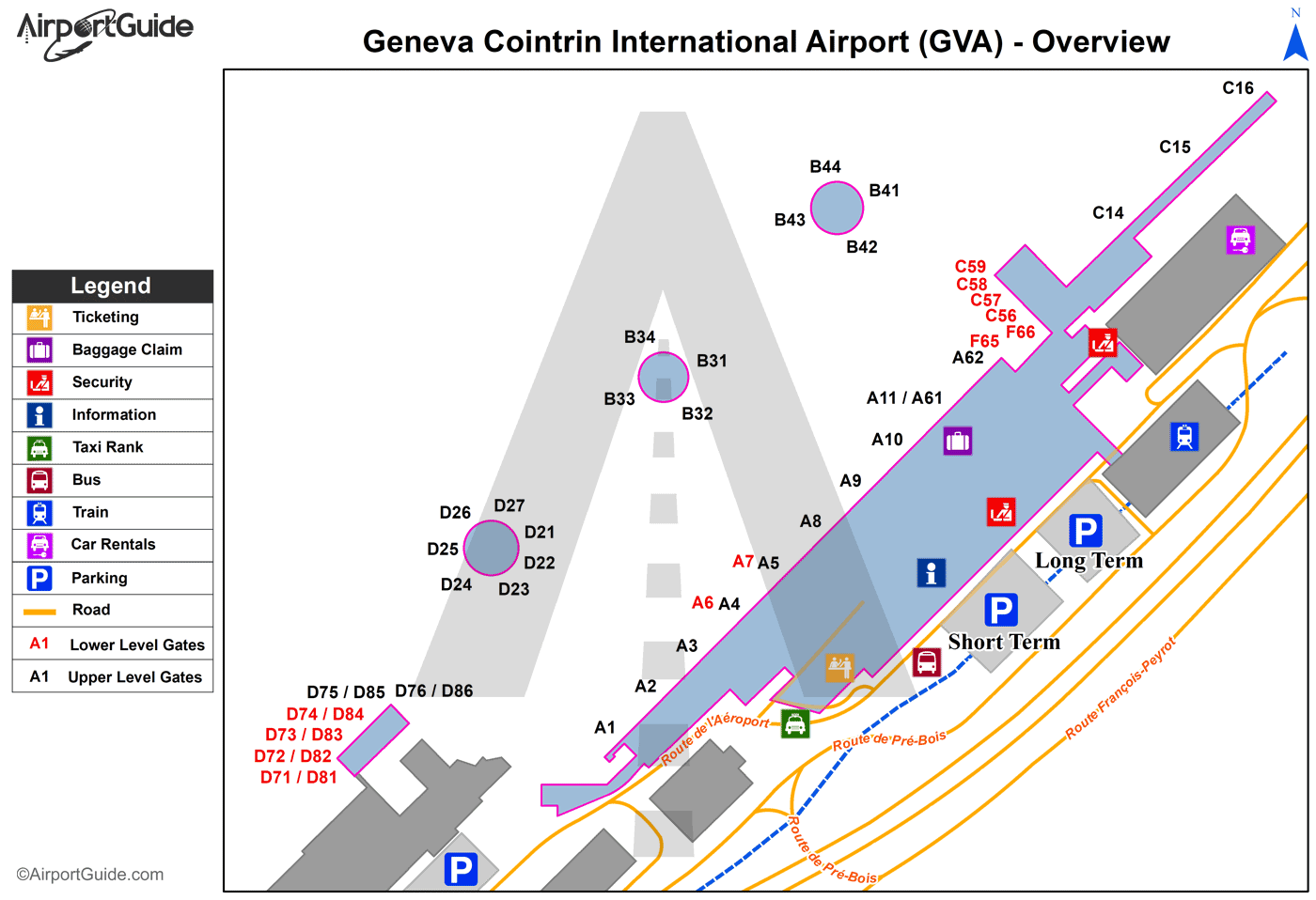 Geneva Cointrin International Airport LSGG GVA Airport Guide