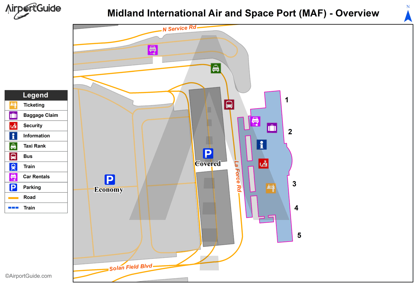 Midland International Air And Space Port Airport KMAF MAF Airport