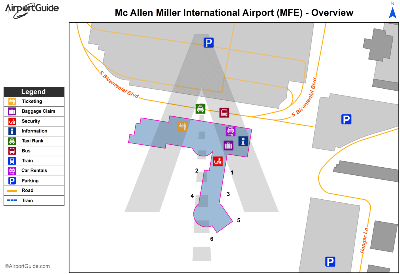 Mc Allen Miller International Airport KMFE MFE Airport Guide