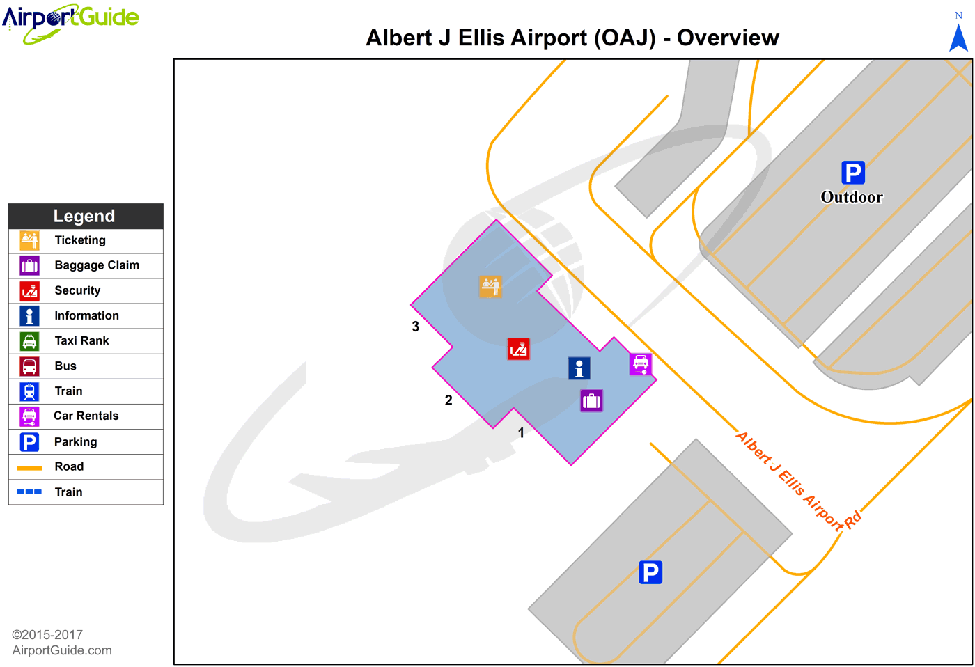 Albert J Ellis Airport KOAJ OAJ Airport Guide