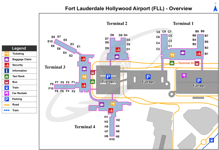 Fort Lauderdale Airport (FLL) Florida official information