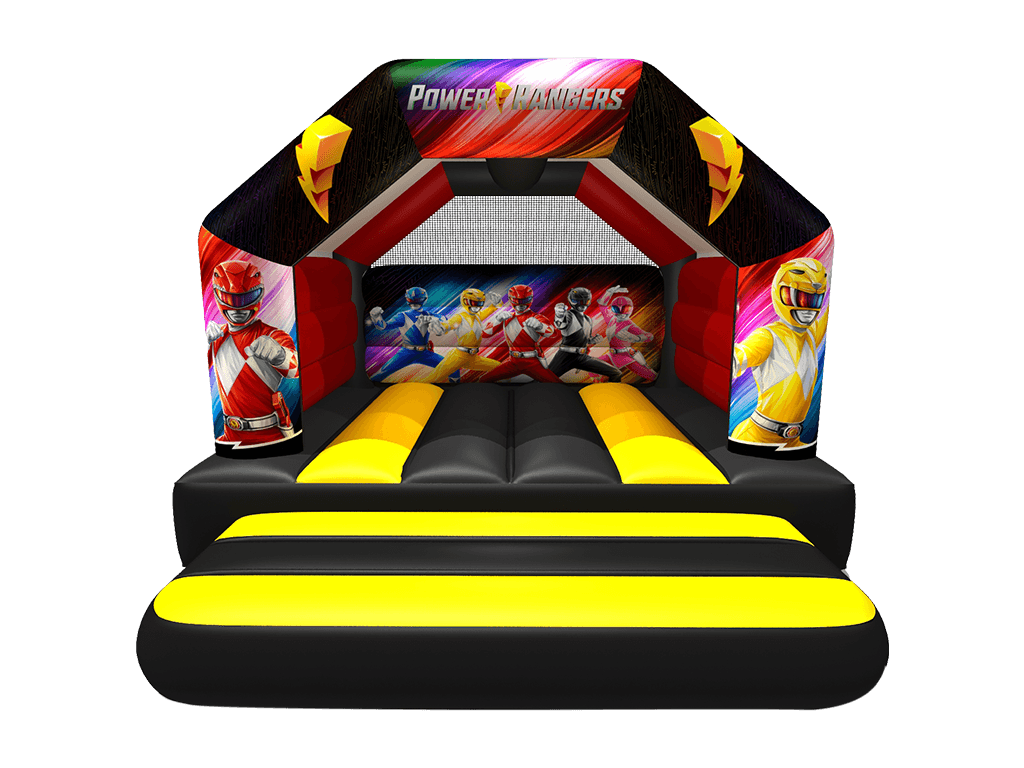 12x12ft Power Rangers A Frame Bouncy Castle Airquee Inflatables