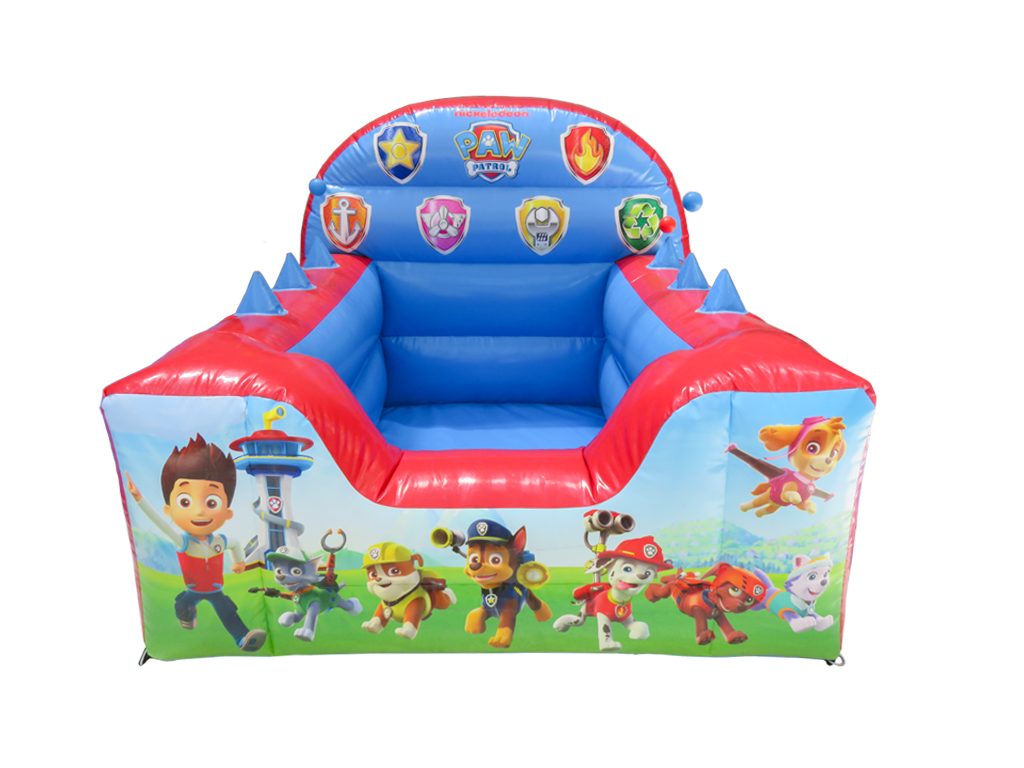 Paw Patrol High Back Inflatable Ball Pool Toddler Bouncer Airquee