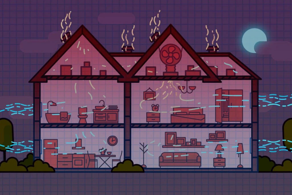 How do AirScape whole house fans work?