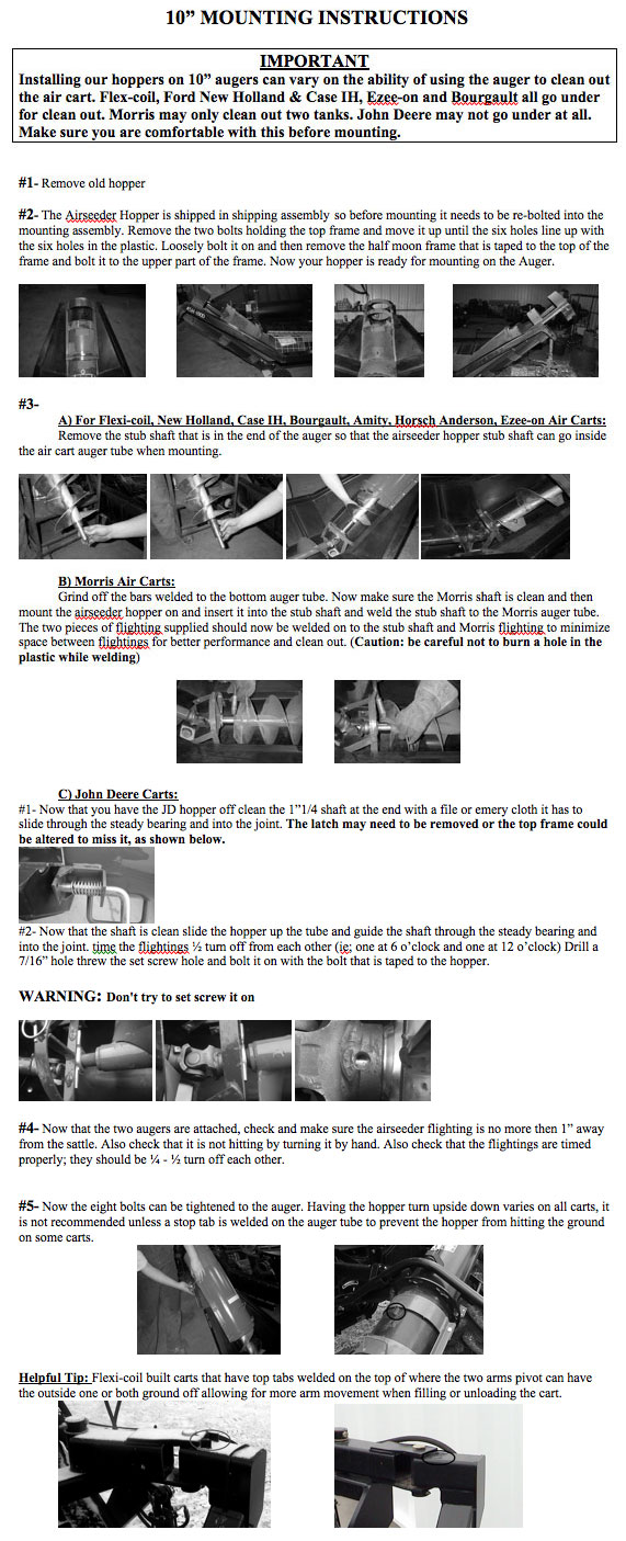 The Airseeder Hopper