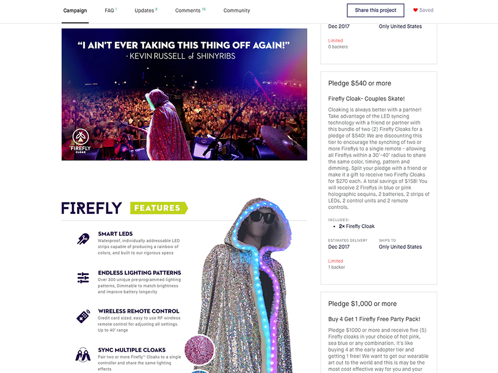 Austin Bright Light Design Branding & Kickstarter Campaign » AIRSHP