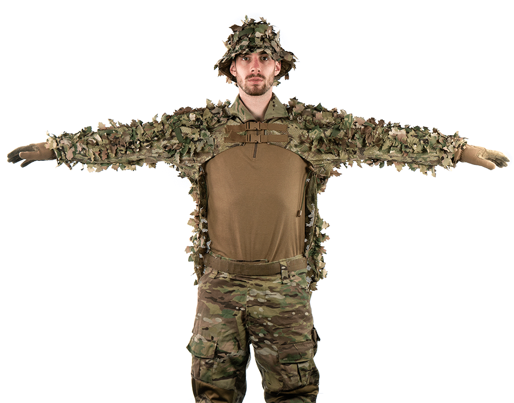 Novritsch 3D Ghillie Shoulder Piece Multicam Airsoft Direct