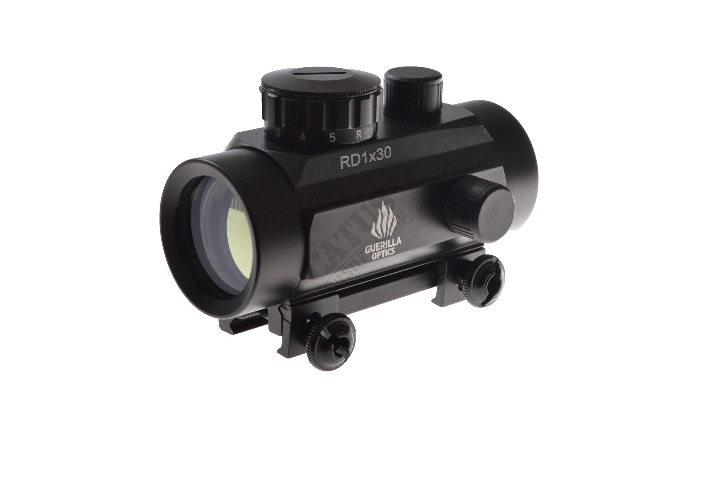 Airsoft red dot sight 1x30 Guerilla Optics Black Airsoft Direct