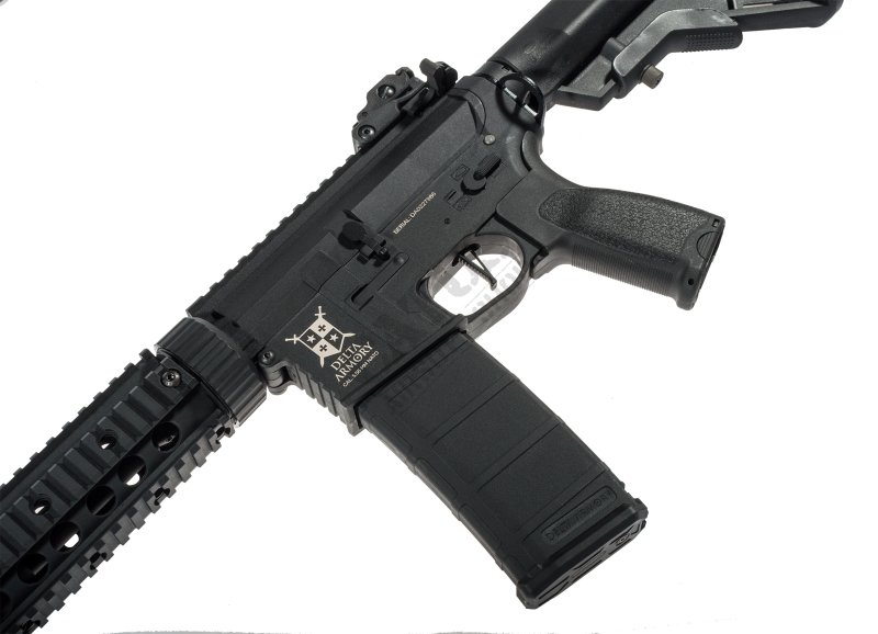 Delta Armory airsoft gun M4 AR15 SilentOps 7" Charlie ETU Black