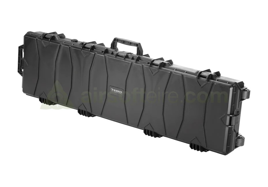 Nimrod 136cm Wheeled Hard Rifle Case with PNP Foam Black — AirsoftEire