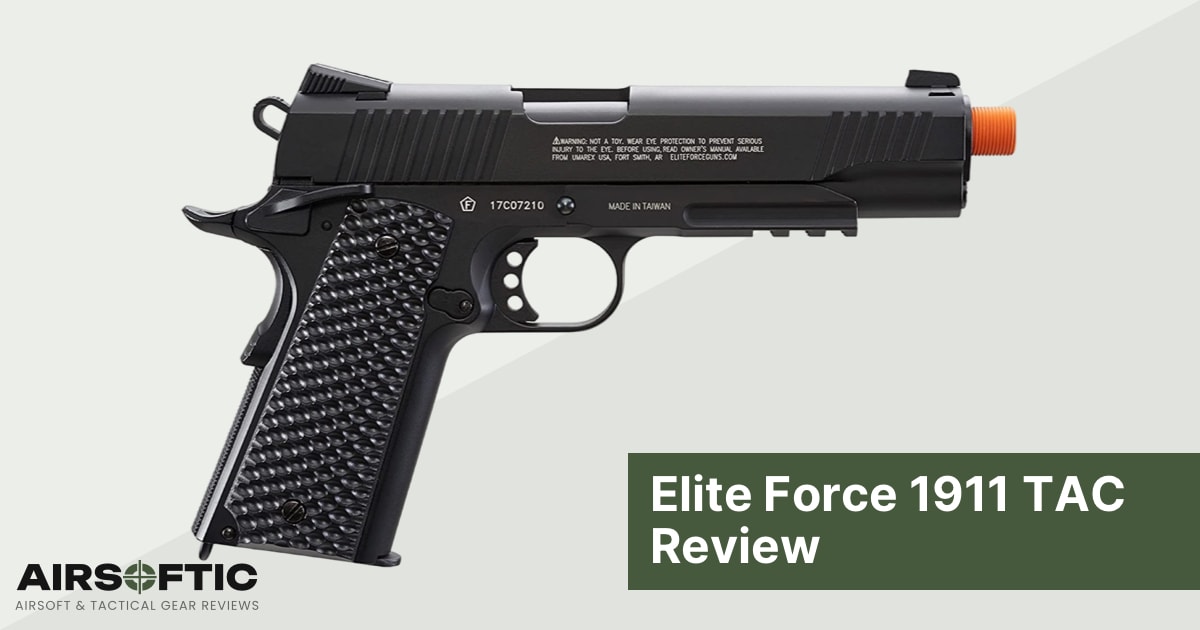 Elite Force 1911 TAC Pistol Review 2023 Airsoftic