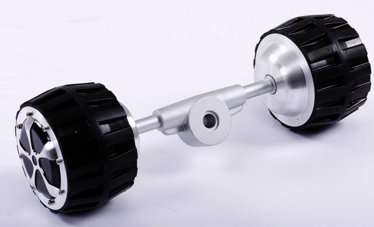 New replacement rear axle with motor.