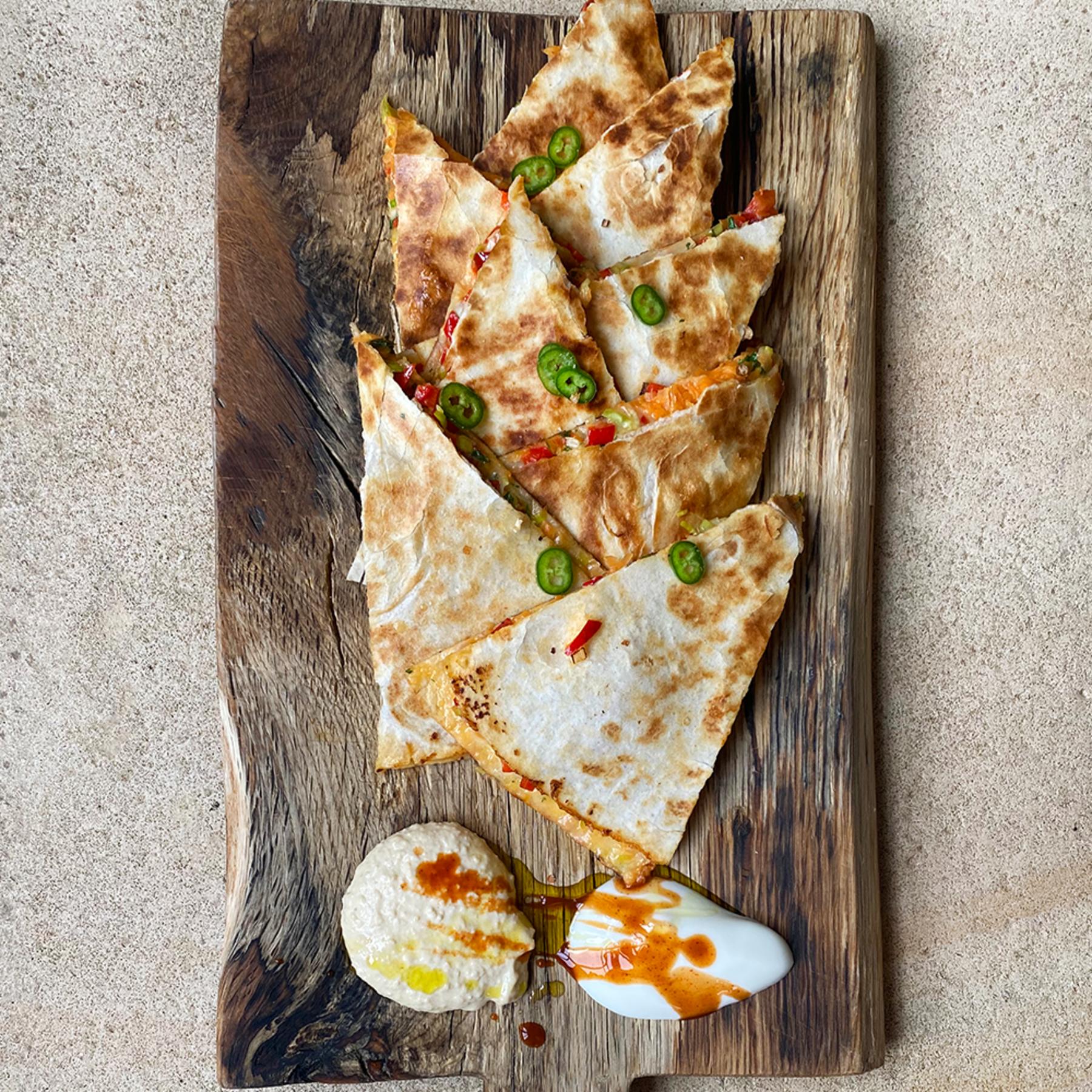 Vegetarische Quesadillas Rezept Jamie Oliver Keep Cooking and Carry On