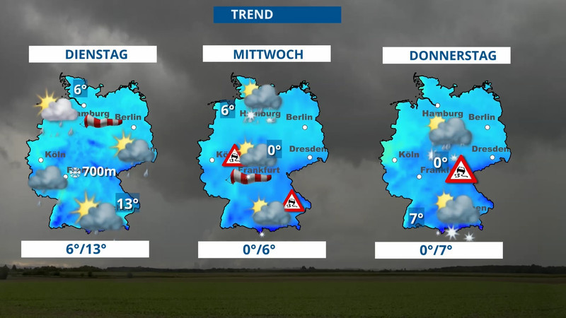 Der Wetterbericht für den 24.02.2020 Es geht weiter mit Sturm und