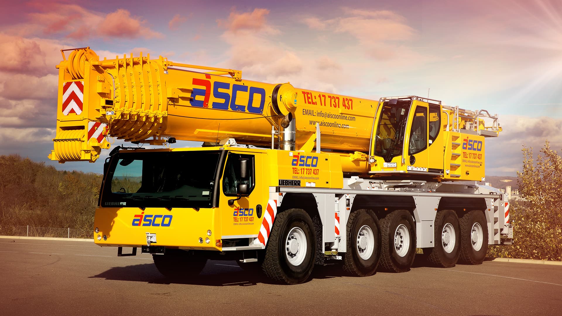 AISCO Heavy equipment hire Rental services in Bahrain