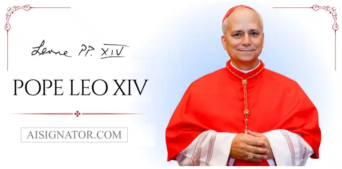 Pope Leo XIV Signature Meaning, Symbolism & Modern Papal Style