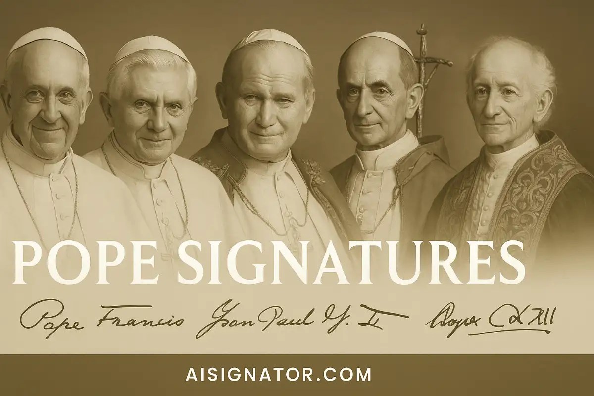 Pope Signature History, Meaning & 15+ Famous Examples