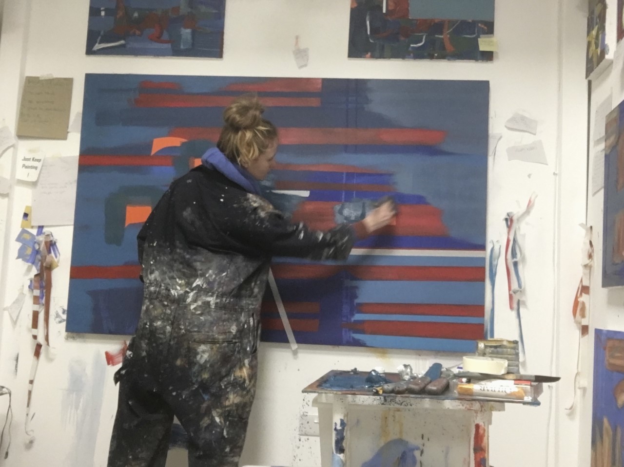 March 2021 Knowing When To Stop Painting. Aisling Drennan Abstract