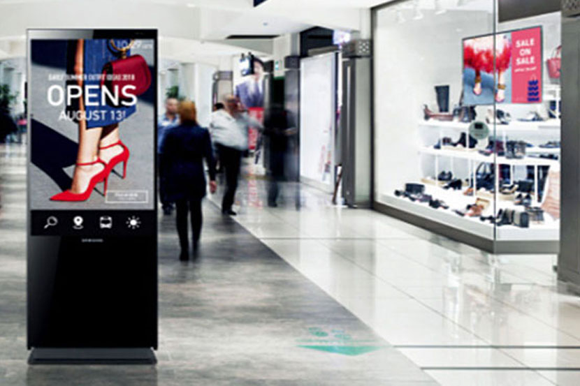 Digital signage for retail AISS Technologies Digital customer