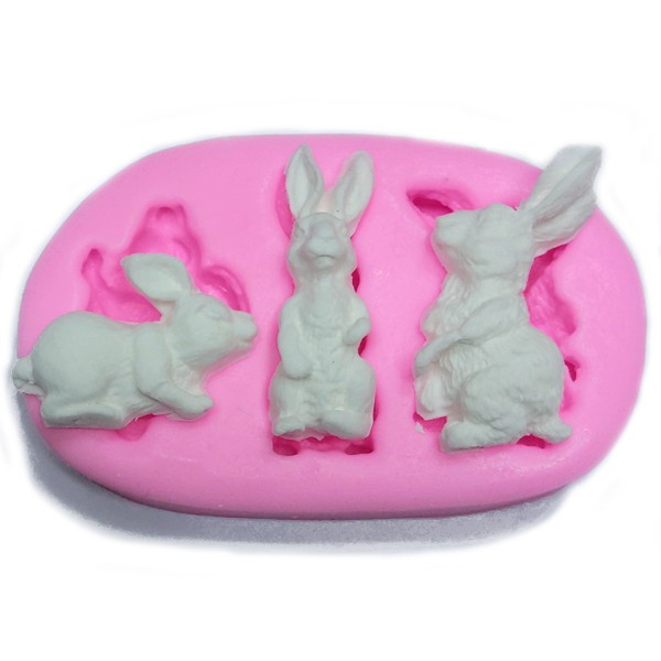 Silicone mold Rabbits