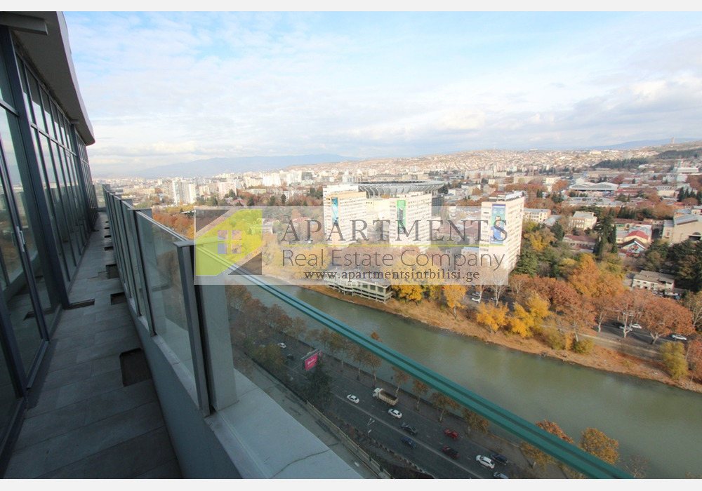 160 sq.m. office space for rent on Saburtalo in King David Business Center Apartments, Flats