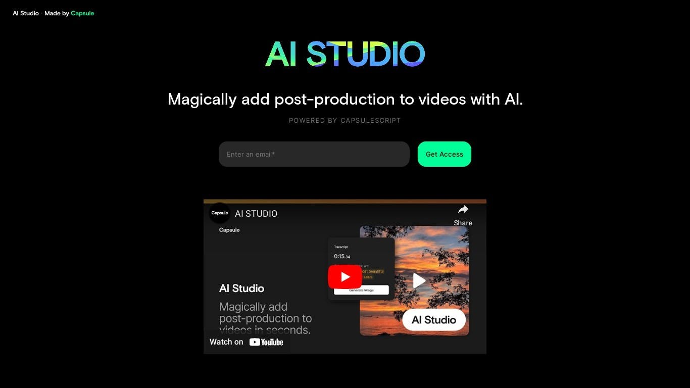 AI Studio AI Tool details, price and alternatives AItach