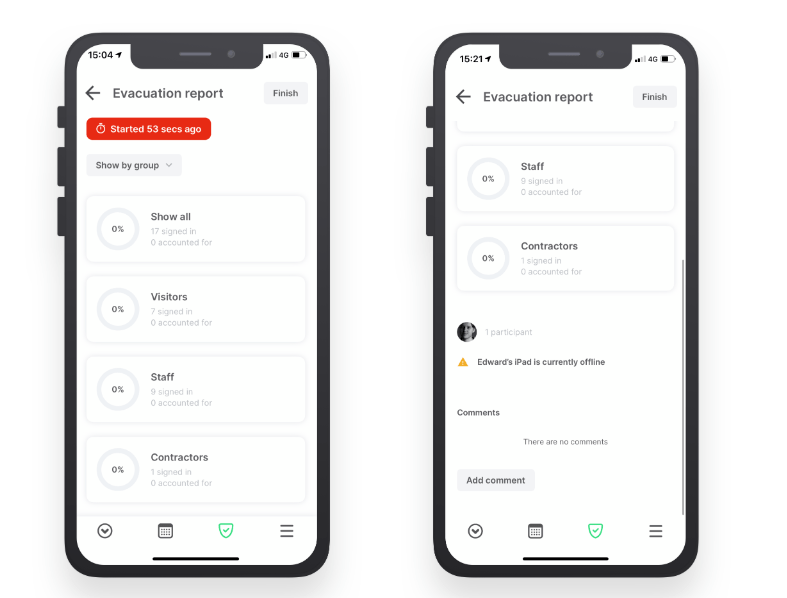 Sign In App Evacuation Advanced IT Services